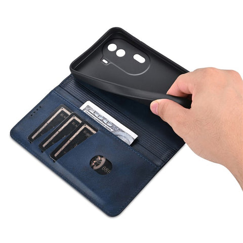 AZNS For Oppo Reno11 Pro 5G (Global) / Reno11 (China) 5G PU Leather Case Card Slots Wallet Phone Cover