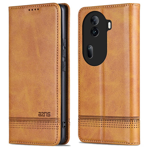 AZNS For Oppo Reno11 Pro 5G (Global) / Reno11 (China) 5G PU Leather Case Card Slots Wallet Phone Cover
