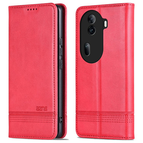 AZNS For Oppo Reno11 Pro 5G (Global) / Reno11 (China) 5G PU Leather Case Card Slots Wallet Phone Cover