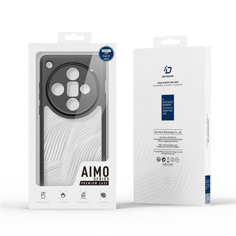 DUX DUCIS Aimo Series For Oppo Find X7 Ultra Back Case PC+TPU Phone Cover (REACH Certification)