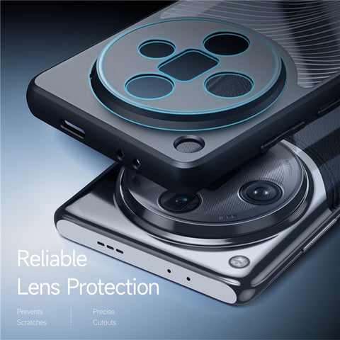 DUX DUCIS Aimo Series For Oppo Find X7 Ultra Back Case PC+TPU Phone Cover (REACH Certification)