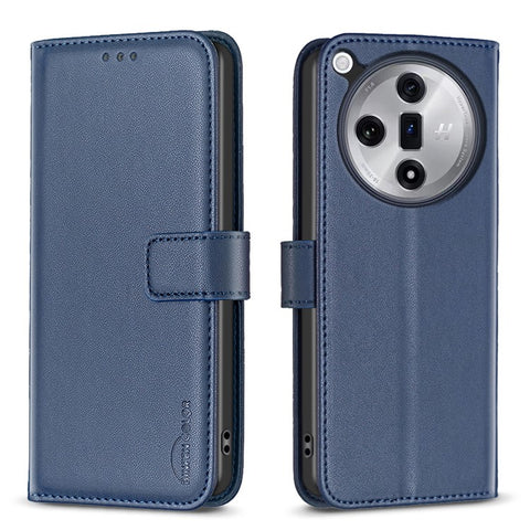 BINFEN COLOR BF17 For Oppo Find X7 Ultra Case PU Leather+TPU Phone Wallet Cover