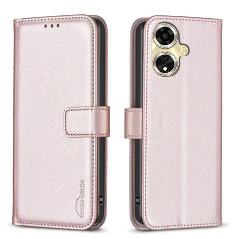 BINFEN COLOR BF17 For Oppo A59 5G Magnetic Phone Case PU Leather Cover with Card Holder