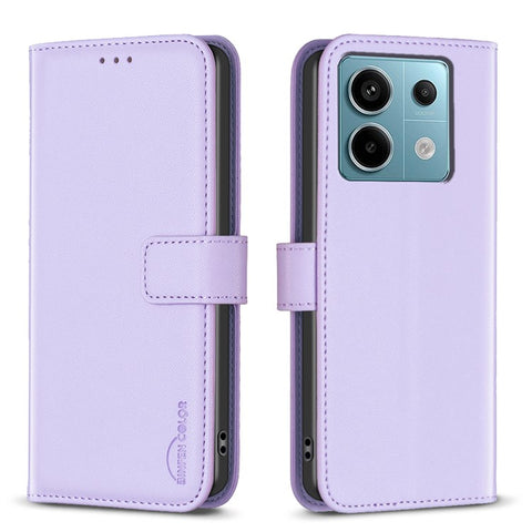 BINFEN COLOR BF17 For Xiaomi Redmi Note 13 Pro 5G / Poco X6 5G Case Wallet Phone Leather Cover
