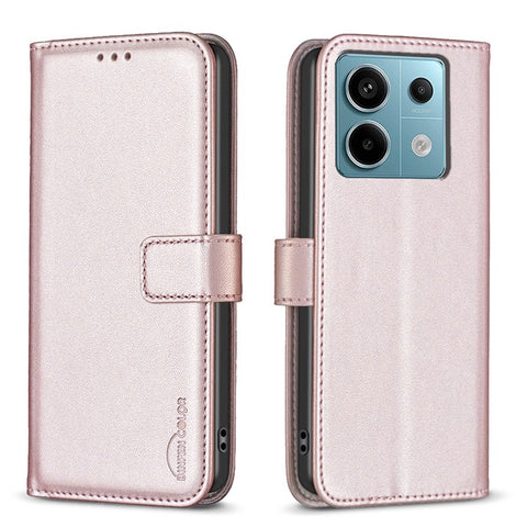BINFEN COLOR BF17 For Xiaomi Redmi Note 13 Pro 5G / Poco X6 5G Case Wallet Phone Leather Cover