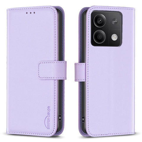 BINFEN COLOR BF17 For Xiaomi Redmi Note 13 5G Case PU Leather Phone Cover Wallet