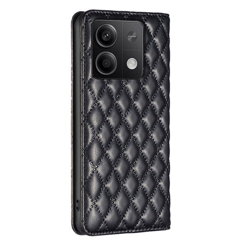 BINFEN COLOR For Xiaomi Redmi Note 13 5G Case with Card Holder PU Leather Phone Stand Cover