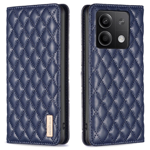 BINFEN COLOR For Xiaomi Redmi Note 13 5G Case with Card Holder PU Leather Phone Stand Cover