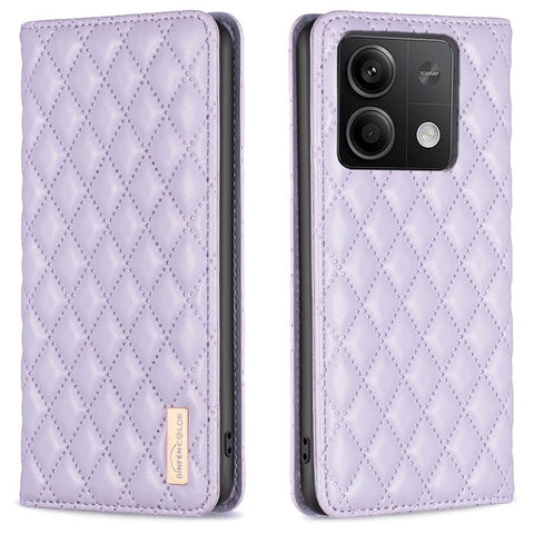 BINFEN COLOR For Xiaomi Redmi Note 13 5G Case with Card Holder PU Leather Phone Stand Cover