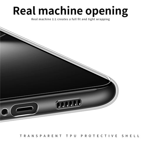 MOFI For Huawei nova 12 5G Phone Case Transparent Soft TPU Protective Cover