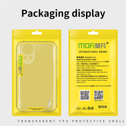 MOFI For Huawei nova 12 5G Phone Case Transparent Soft TPU Protective Cover