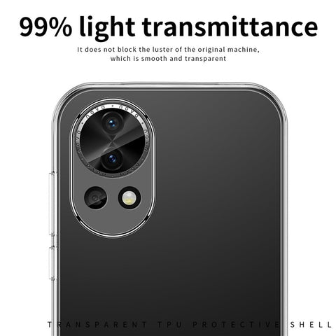MOFI For Huawei nova 12 5G Phone Case Transparent Soft TPU Protective Cover