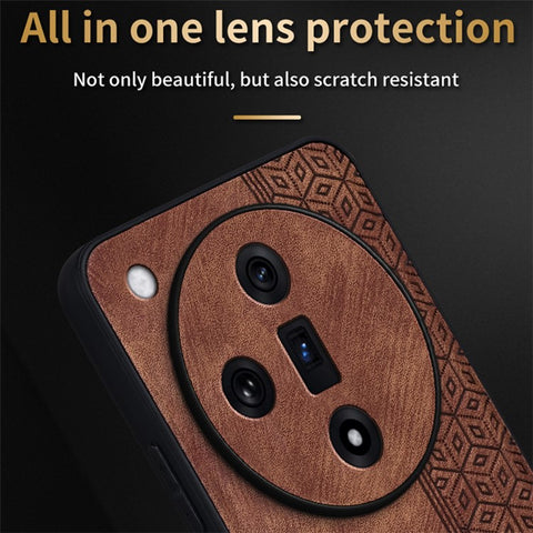 AZNS For Oppo Find X7 5G Case Imprinted PU Leather Phone Guard Cover