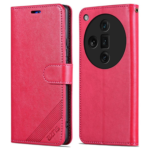 AZNS For Oppo Find X7 Ultra Leather Case Flip Wallet Phone Stand Shockproof Cover