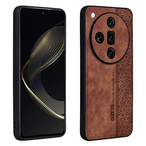 AZNS For Oppo Find X7 Ultra Case PU Leather+TPU Protective Phone Cover