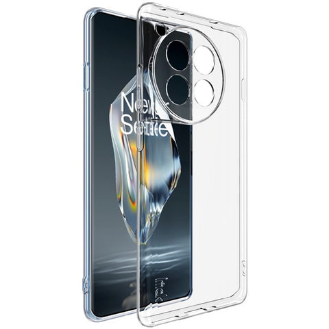 IMAK UX-5 Series Clear Phone Cover for OnePlus Ace 3 5G / 12R 5G Anti-Scratch TPU Cell Phone Cover