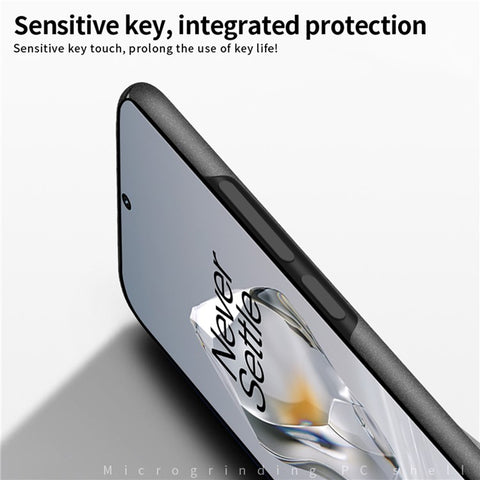 MOFI Shield Matte Series for OnePlus Ace 3 5G / 12R 5G Phone Case Slim Fit PC Back Cover