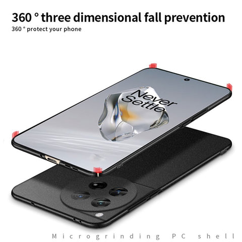 MOFI Shield Matte Series for OnePlus Ace 3 5G / 12R 5G Phone Case Slim Fit PC Back Cover