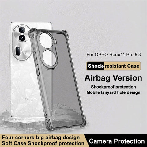 IMAK For Oppo Reno11 (China) 5G / Reno11 Pro 5G Case HD Clear TPU Protective Back Cover