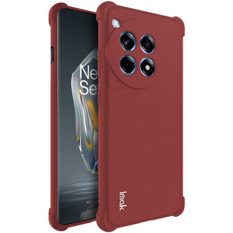IMAK For OnePlus Ace 3 5G  /  12R 5G Case TPU Matte Anti-fingerprint Phone Back Cover