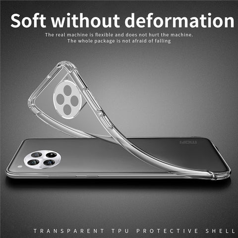 MOFI For OnePlus Ace 3 5G / 12R 5G Case Slim Transparent TPU Phone Cover