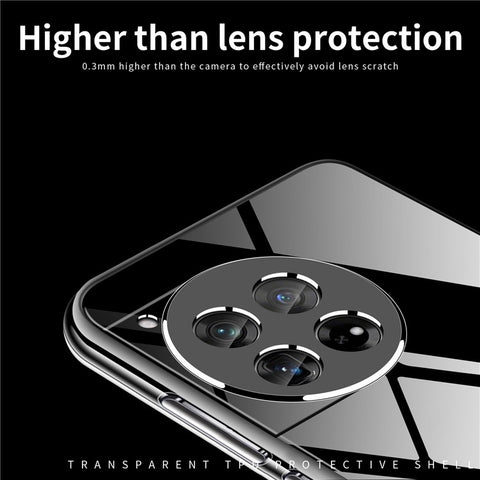 MOFI For OnePlus Ace 3 5G / 12R 5G Case Slim Transparent TPU Phone Cover