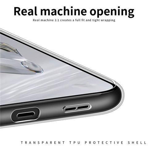 MOFI For OnePlus Ace 3 5G / 12R 5G Case Slim Transparent TPU Phone Cover