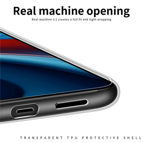 MOFI For Xiaomi Redmi Note 13R Pro 5G TPU Case Slim Fit Transparent Phone Cover