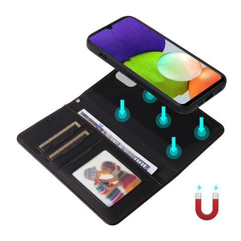 BETOPNICE 005 For Samsung Galaxy A22 4G (EU Version) / M22 / F22 / M32 (Global Version) 4G Cover Leather Detachable Case