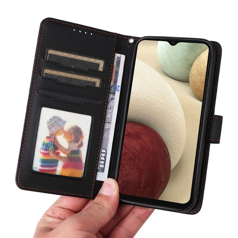 BETOPNICE 005 For Samsung Galaxy A12 / M12 / F12 Case Magnetic Detachable Leather Phone Protective Cover