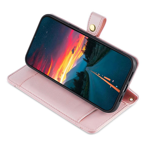 For Xiaomi Redmi Note 11 Pro / Note 11 Pro+ 5G Leather Case Zipper Pocket Crossbody Phone Cover