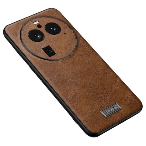 SULADA For Oppo Find X6 Pro Cell Phone Case PU Leather+TPU+PC Shockproof Cover