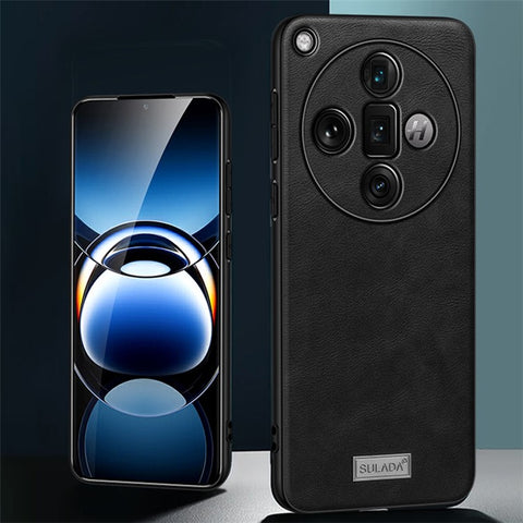 SULADA For Oppo Find X7 Ultra Cell Phone Cover PU Leather+TPU+PC Anti-scratch Back Case