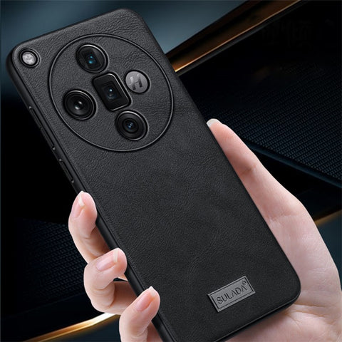 SULADA For Oppo Find X7 Ultra Cell Phone Cover PU Leather+TPU+PC Anti-scratch Back Case