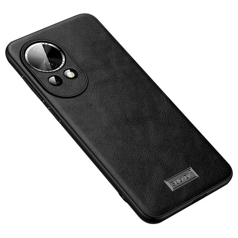 SULADA For Huawei nova 12 5G Phone Case Leather+TPU+PC Anti-drop Cover