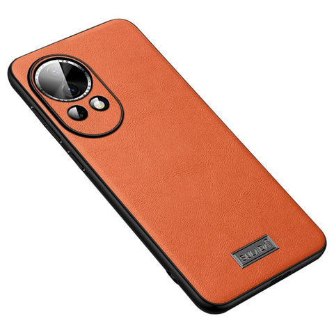 SULADA For Huawei nova 12 5G Phone Case Leather+TPU+PC Anti-drop Cover