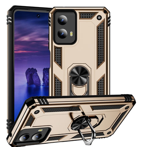 For Motorola Moto G Play 5G (2024) Case PC+TPU Anti-drop Phone Back Cover with Kickstand