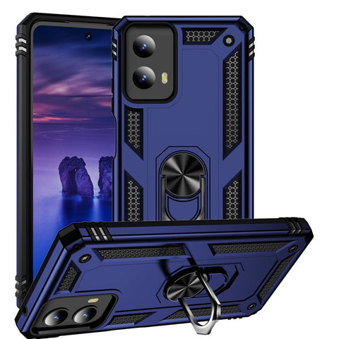 For Motorola Moto G Play 5G (2024) Case PC+TPU Anti-drop Phone Back Cover with Kickstand