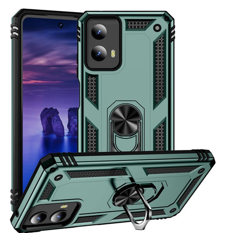 For Motorola Moto G Play 5G (2024) Case PC+TPU Anti-drop Phone Back Cover with Kickstand