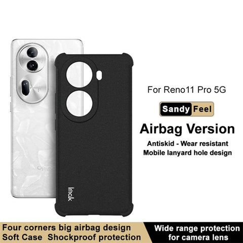 IMAK For Oppo Reno11 (China) 5G / Reno11 Pro 5G (Global) Case Matte TPU Phone Cover Anti-Drop