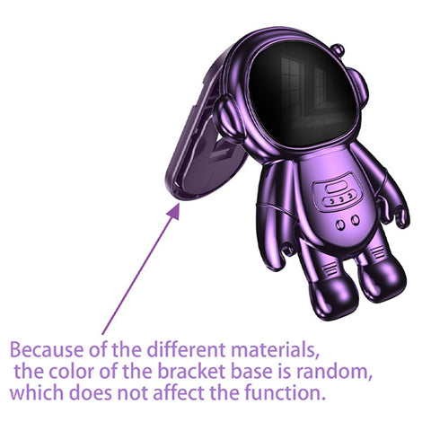 For Motorola Edge 20 Case Astronaut Kickstand Mobile Phone Drop-proof Electroplating Cover