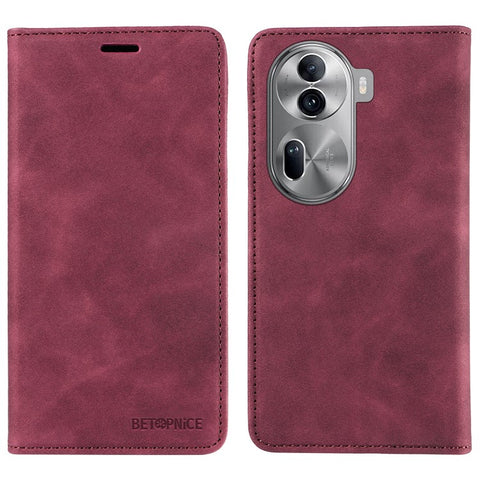 BETOPNICE 003 for Oppo Reno11 Pro 5G (Global) / Reno11 (China) 5G Case Card Slots Phone Cover RFID Blocking