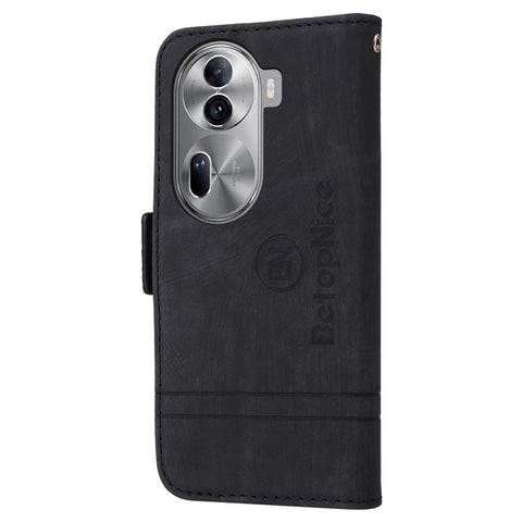 BETOPNICE 001 for Oppo Reno11 Pro 5G (Global) / Reno11 (China) 5G Case Magnetic Flip Stand Protective Cover