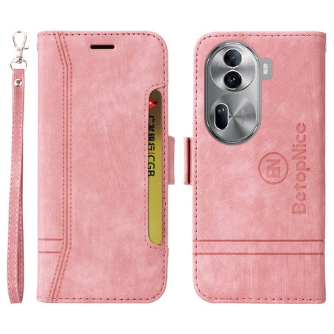 BETOPNICE 001 for Oppo Reno11 Pro 5G (Global) / Reno11 (China) 5G Case Magnetic Flip Stand Protective Cover