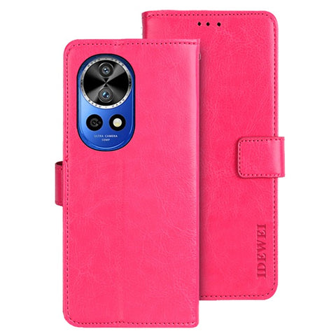 IDEWEI For Huawei nova 12 Pro 5G / nova 12 Ultra 5G Case Crazy Horse Texture Flip Stand Anti-scratch Phone Cover