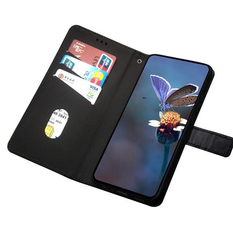IDEWEI For Oppo Reno11 Pro 5G (Global) / Reno11 (China) 5G Cover Card Holder Splicing Color PU Leather Cell Phone Case