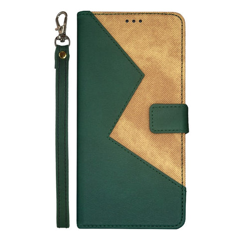IDEWEI For Oppo Reno11 Pro 5G (Global) / Reno11 (China) 5G Cover Card Holder Splicing Color PU Leather Cell Phone Case