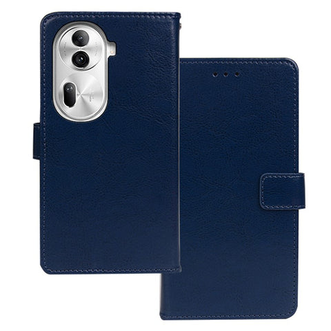 IDEWEI For Oppo Reno11 Pro 5G (Global) / Reno11 (China) 5G Case Crazy Horse Texture Flip Leather Stand Cell Phone Cover