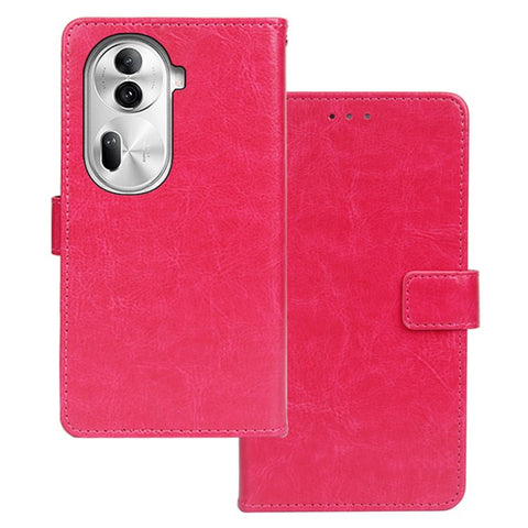 IDEWEI For Oppo Reno11 Pro 5G (Global) / Reno11 (China) 5G Case Crazy Horse Texture Flip Leather Stand Cell Phone Cover