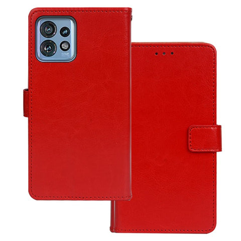 IDEWEI For Motorola Edge 40 Pro 5G / Moto X40 5G / Edge+ (2023) Case Solid Color PU Leather Phone Cover